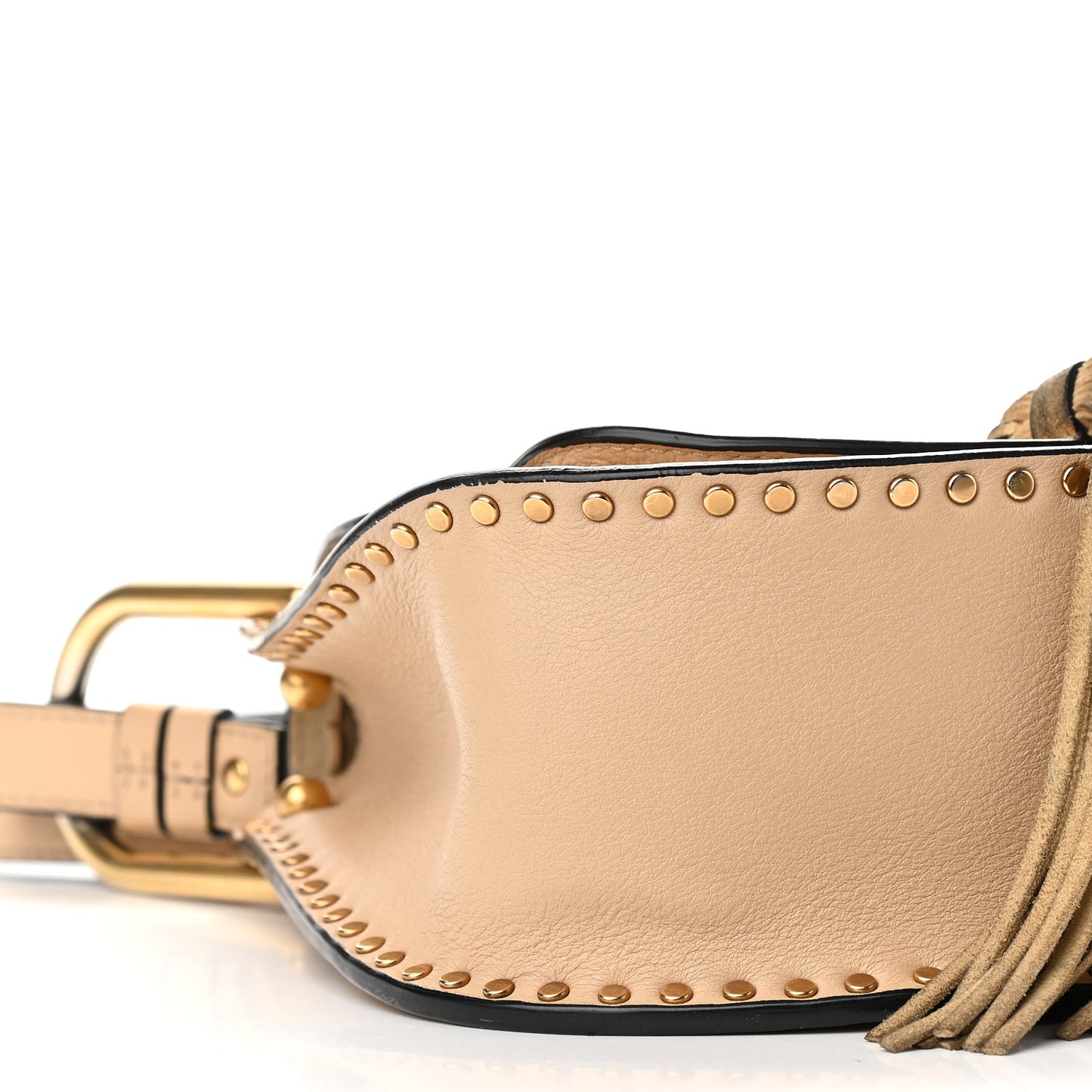 Calfskin Braided Small Hudson Shoulder Bag Pearl Beige