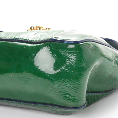 Chloe Patent Calfskin Small Elsie Shoulder Bag Green 14 of 14