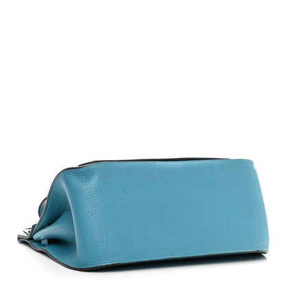 Hermes Taurillon Clemence Jypsiere 28 Turquoise 4 of 11
