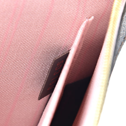 Louis Vuitton Damier Ebene Neverfull MM GM Pochette Rose Ballerine 8 of 8