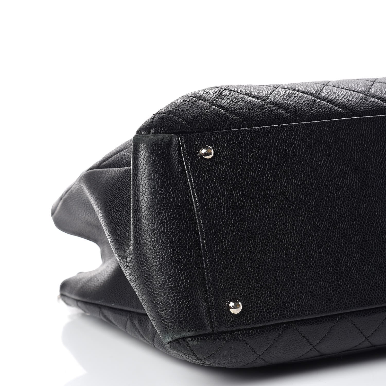Chanel Caviar Quilted XL Grand Shopping Tote GST Black 5 of 17