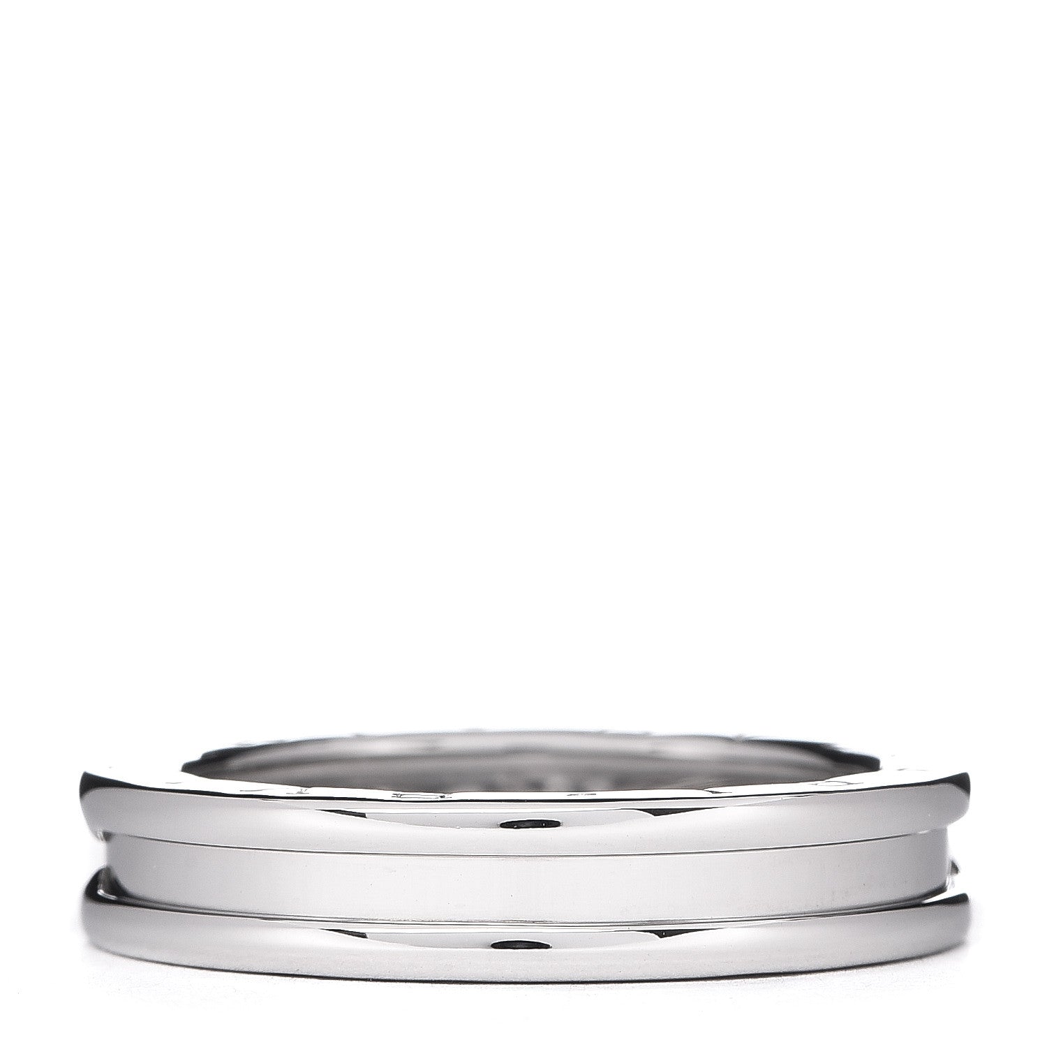 Bulgari 18K White Gold B.Zero1 One-Band Ring 58 8.5 3 of 5