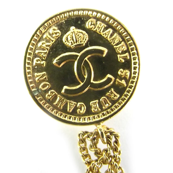 2.55 Flap Bag Brooch Gold