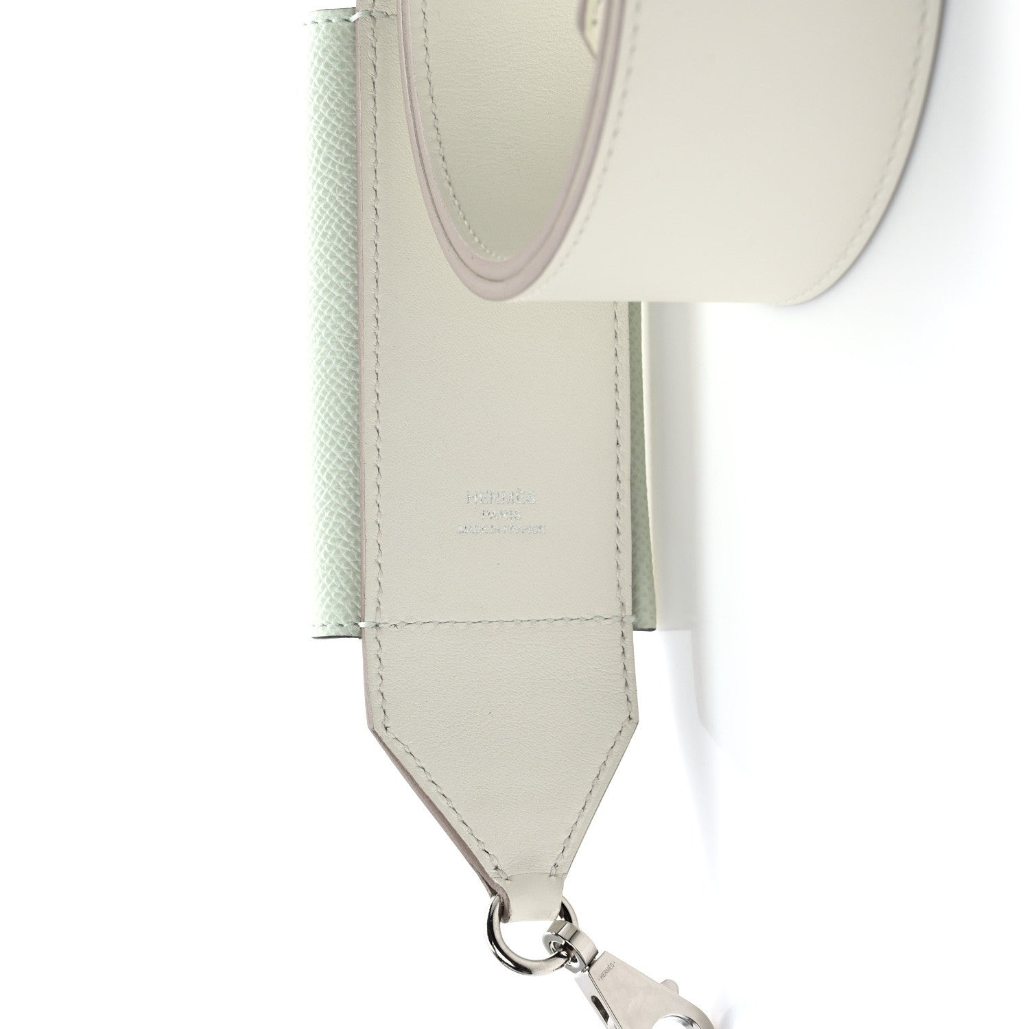 Hermes Swift Epsom Pocket Kelly Shoulder Strap Mushroom Vert Fizz 3 of 5