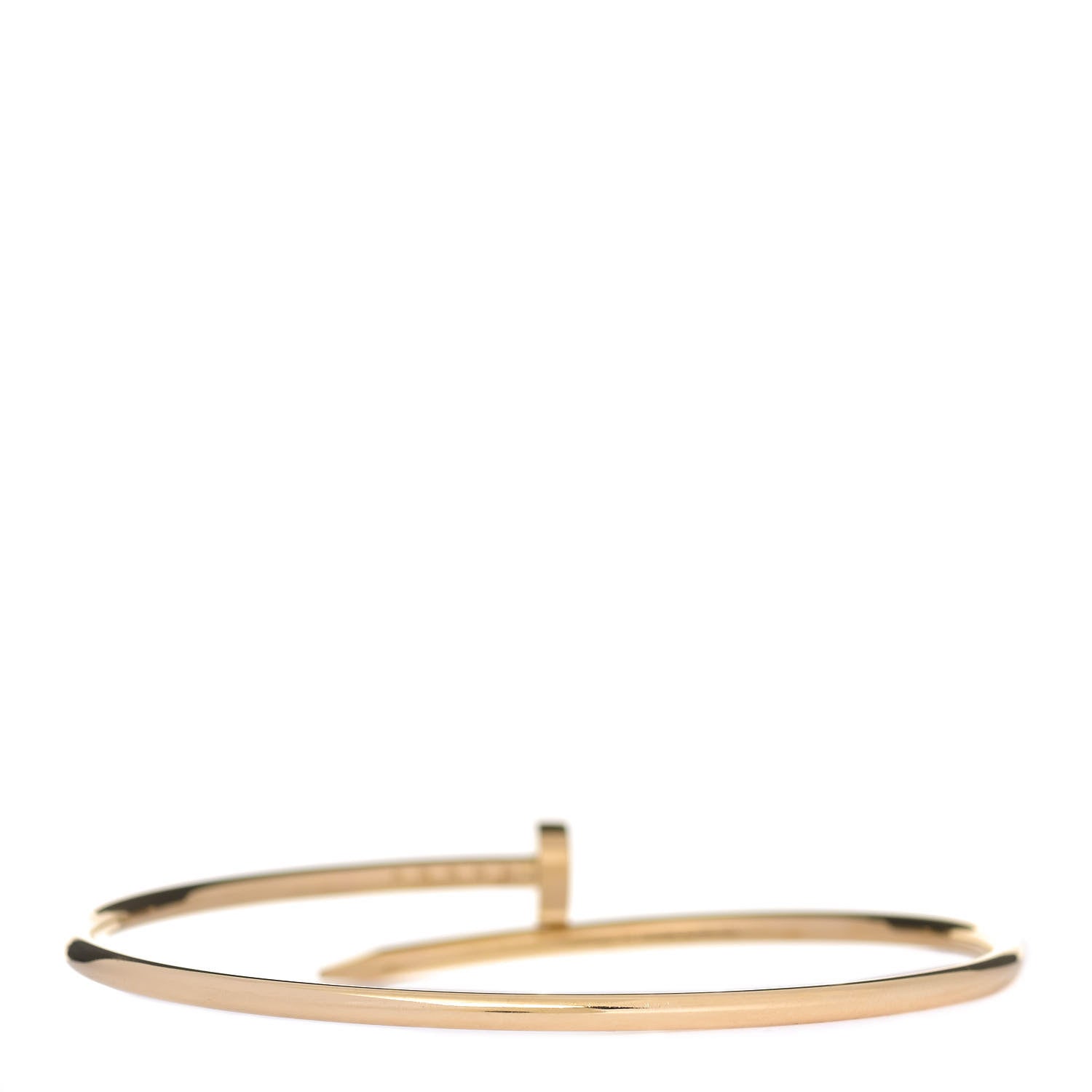 Cartier 18K Yellow Gold Small Juste Un Clou Bracelet 18 3 of 5