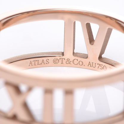 Tiffany 18K Rose Gold Atlas Open Ring 53 6.5 4 of 5