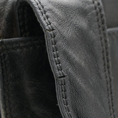 Chanel Lambskin Logo Messenger Dark Brown 11 of 11