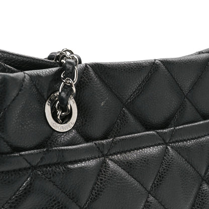 Chanel Caviar Quilted CC Timeless Soft Tote Black 11 of 11