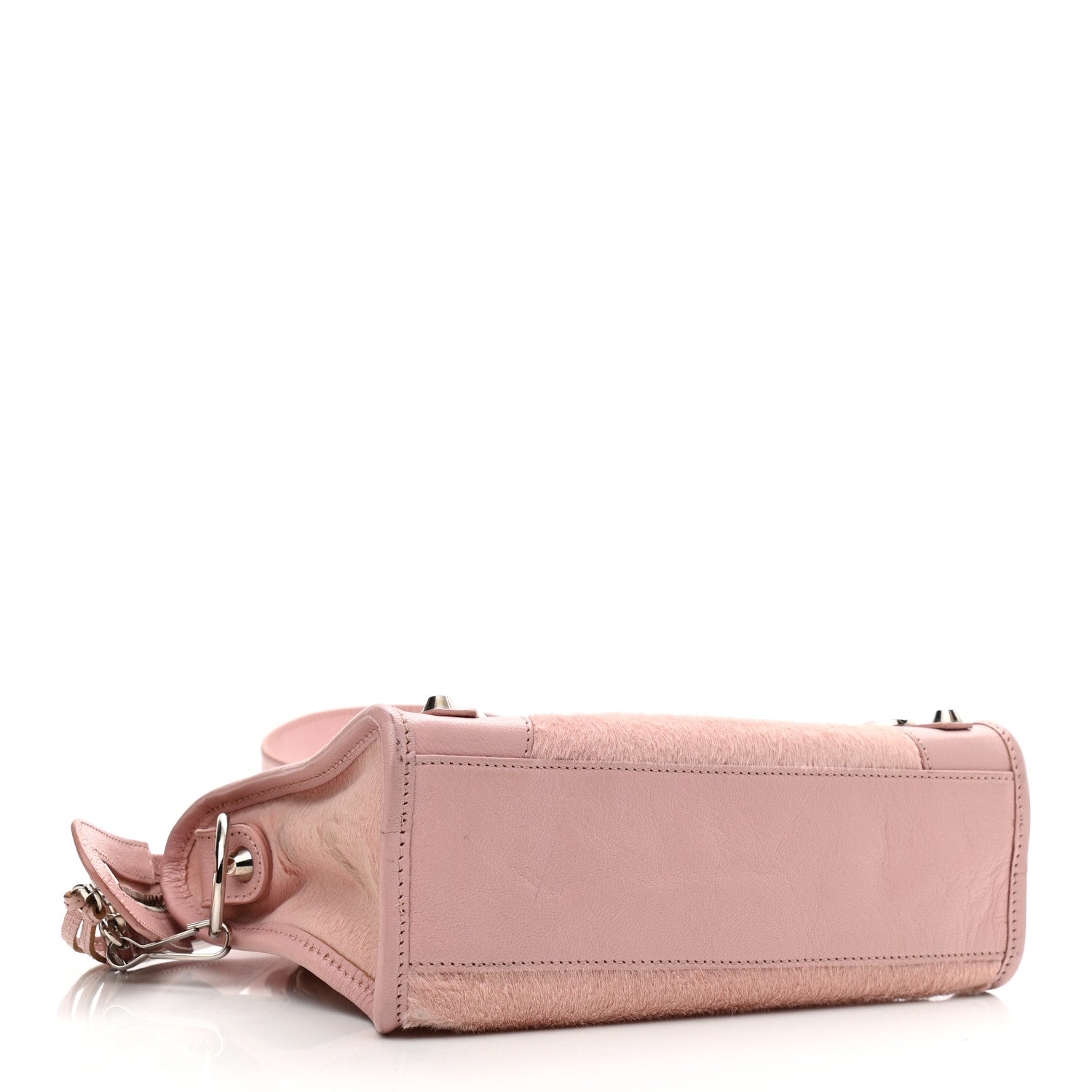 Balenciaga Calf Hair Classic Silver Hardware Mini City Pink 4 of 14