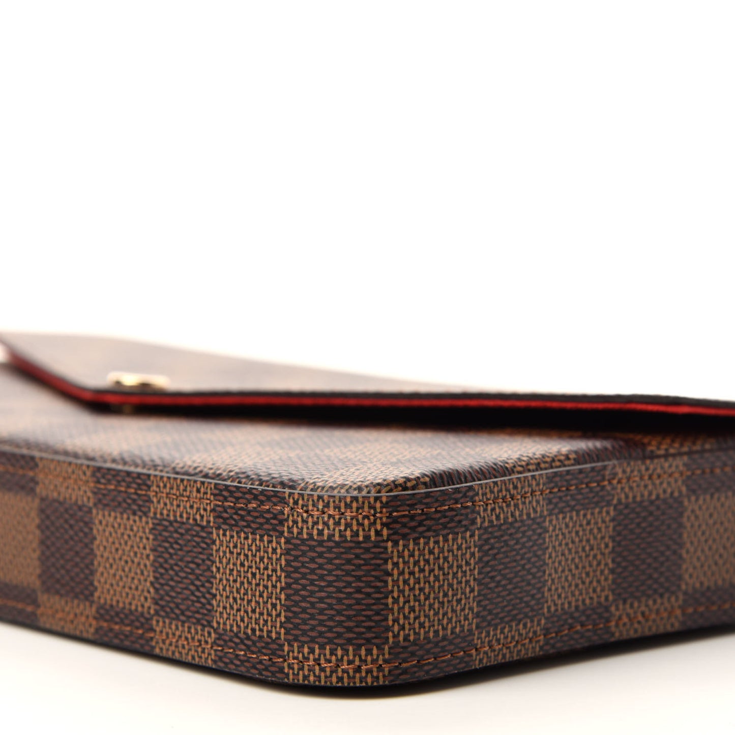 Damier Ebene Pochette Felicie Chain Wallet