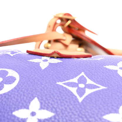 Louis Vuitton Calfskin Monogram Speedy P9 Bandouliere 40 Amethyst 12 of 12