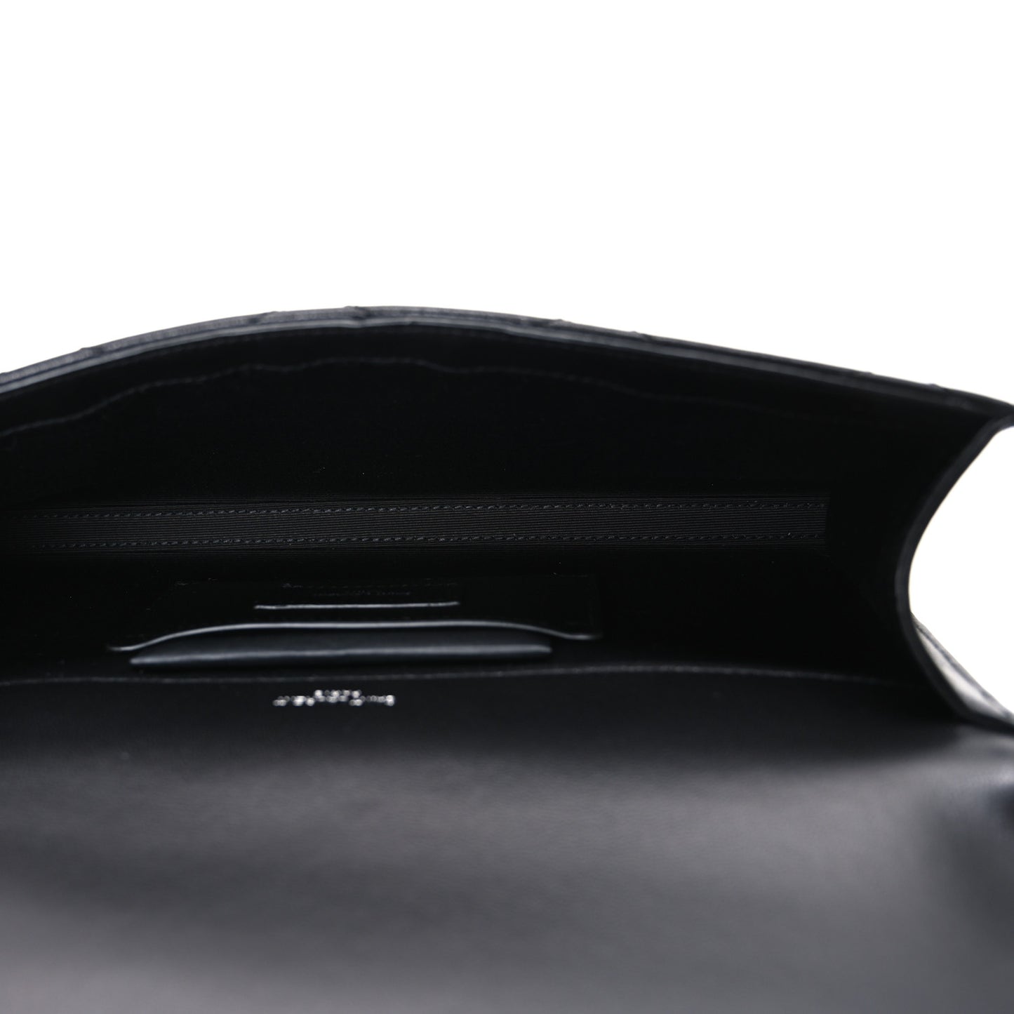 Lambskin Quilted Kate Clutch Black