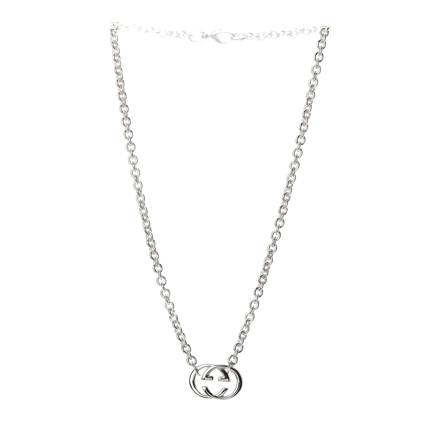 Gucci Sterling Silver Britt Necklace 3 of 6