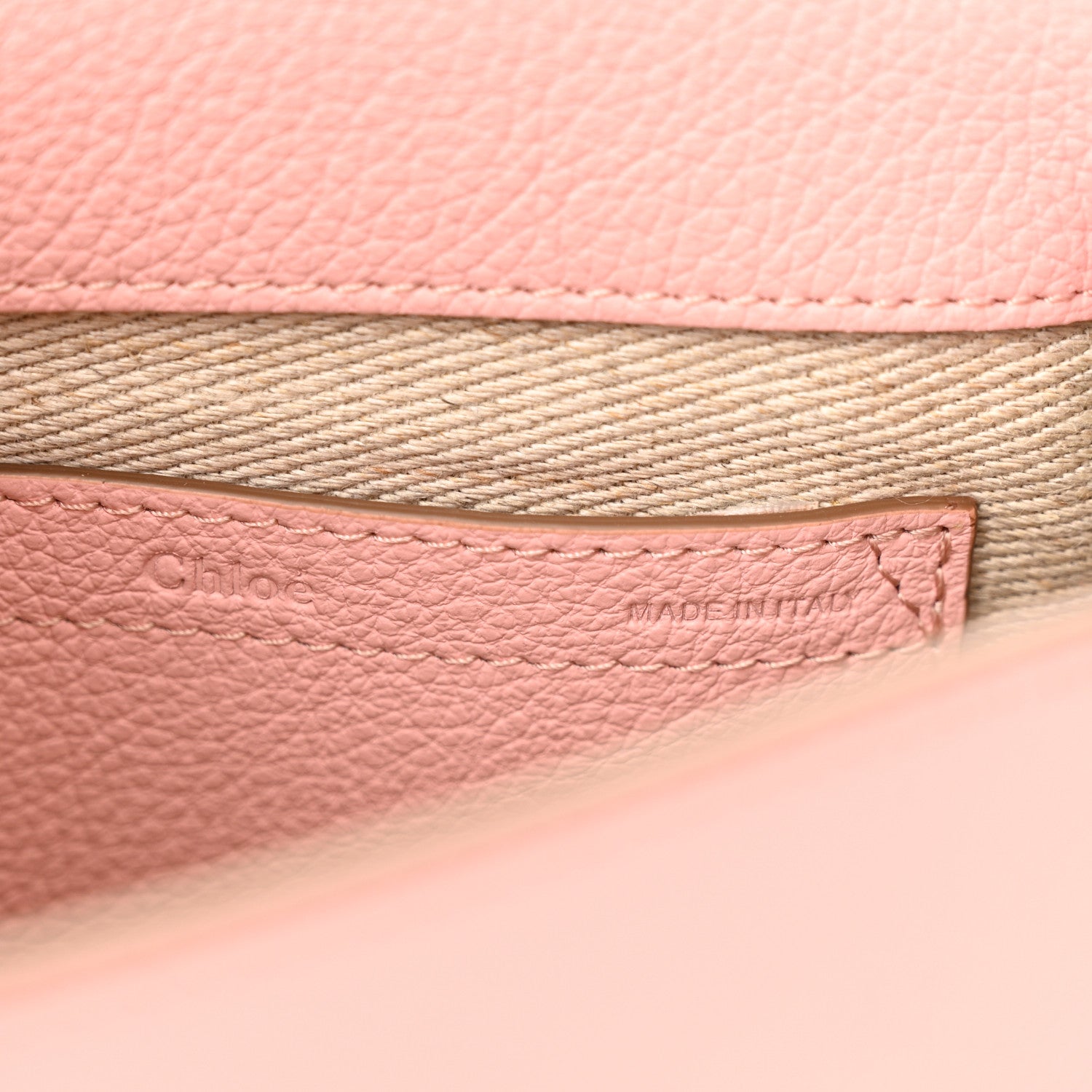Chloe Grained Calfskin Small Marcie Saddle Bag Blossom Pink 6 of 9
