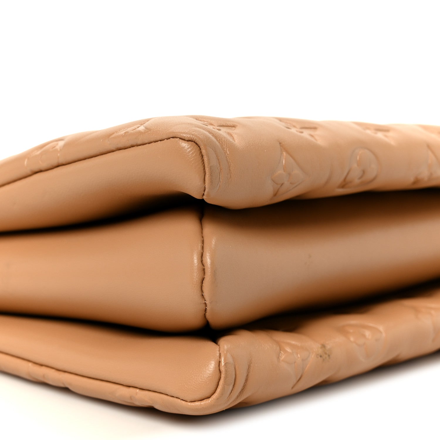 Louis Vuitton Lambskin Embossed Monogram Coussin PM Camel 10 of 12