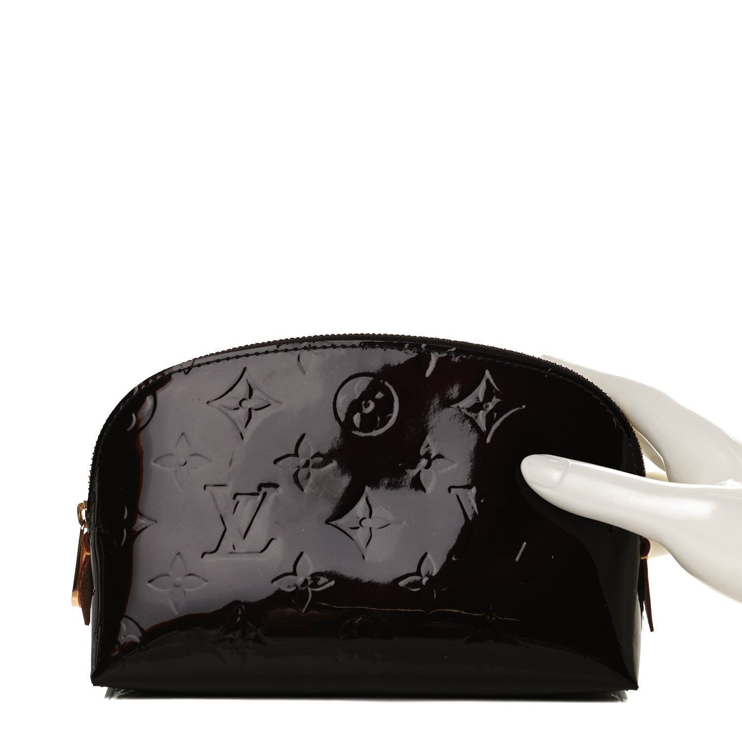 Louis Vuitton Vernis Cosmetic Pouch Amarante 2 of 9