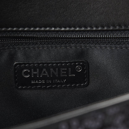 Chanel Sequin Lambskin Jumbo Moonlight on Water Flap Black 5 of 9