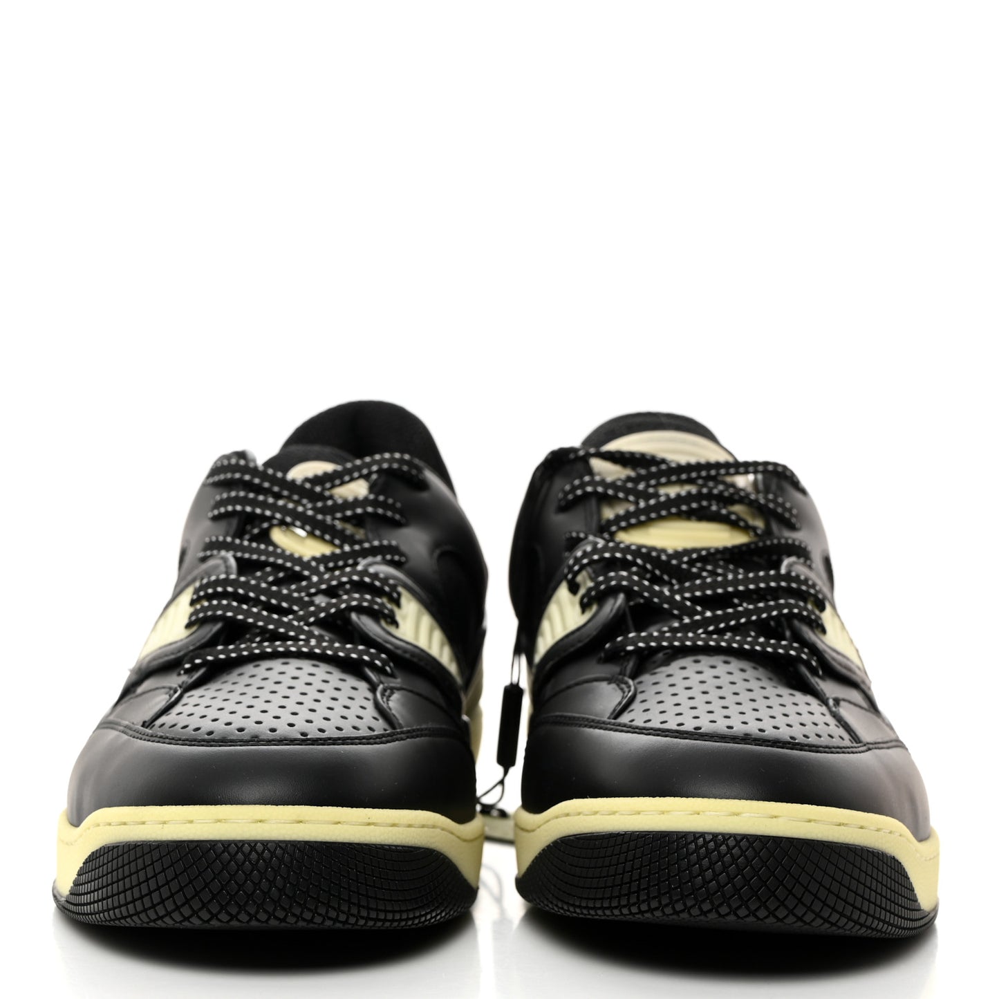 Demetra Glow in the Dark Mens Basket Low Top Sneakers 8.5 Black