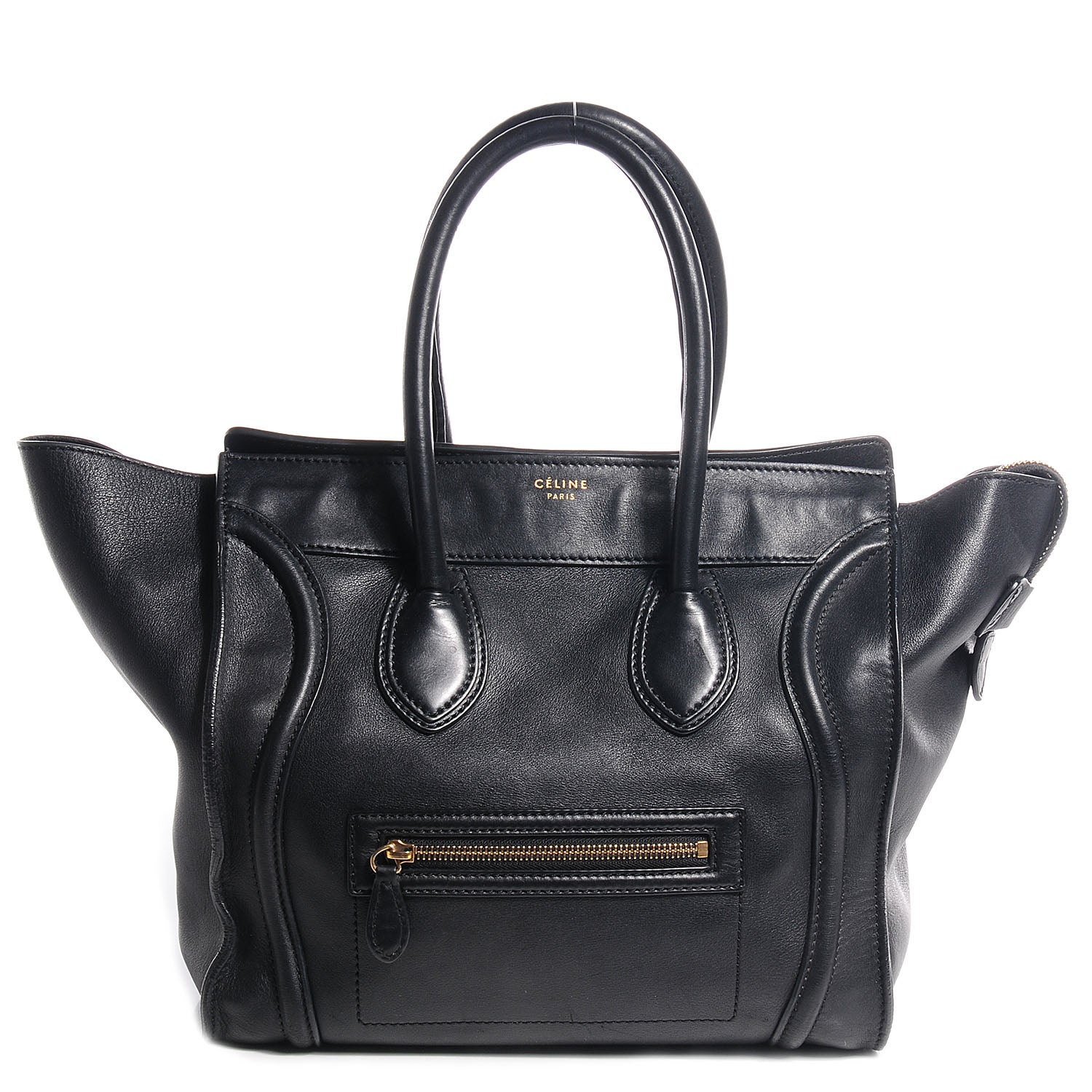 Celine Smooth Calfskin Mini Luggage Black 1 of 8