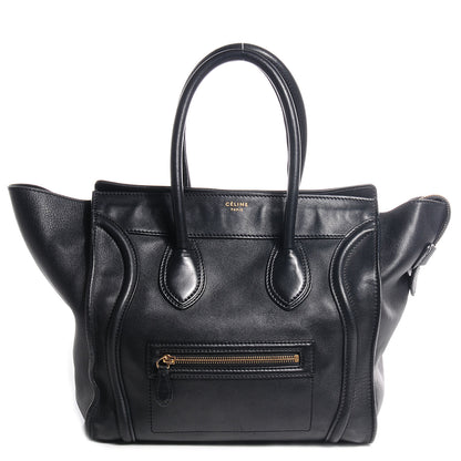 Celine Smooth Calfskin Mini Luggage Black 1 of 8