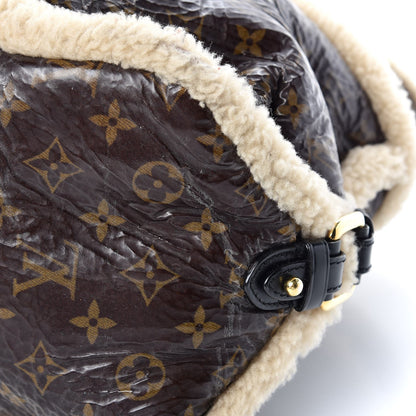 Louis Vuitton Patent Monogram Shearling Sac Thunder 10 of 25