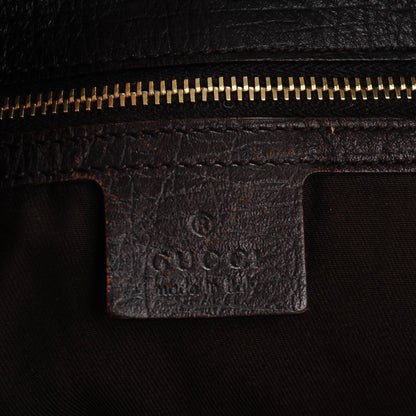 Gucci Monogram Large Horsebit Chain Hobo Dark Brown 6 of 7