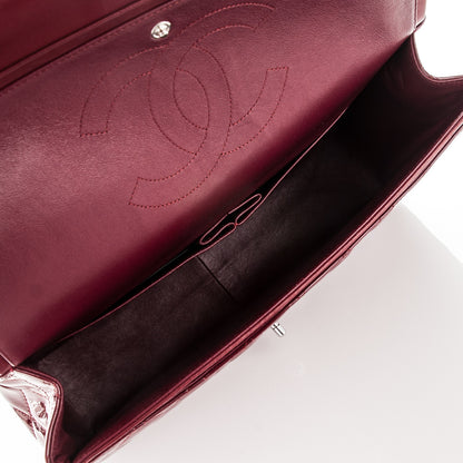 Chanel Patent Quilted Maxi Double Flap Red 5 of 10