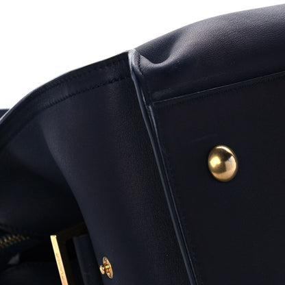 Saint Laurent Calfskin Small Classic Y Cabas Navy Blue 11 of 12