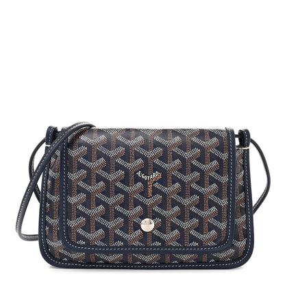 Goyard Goyardine Plumet Wallet Clutch Navy 1 of 10