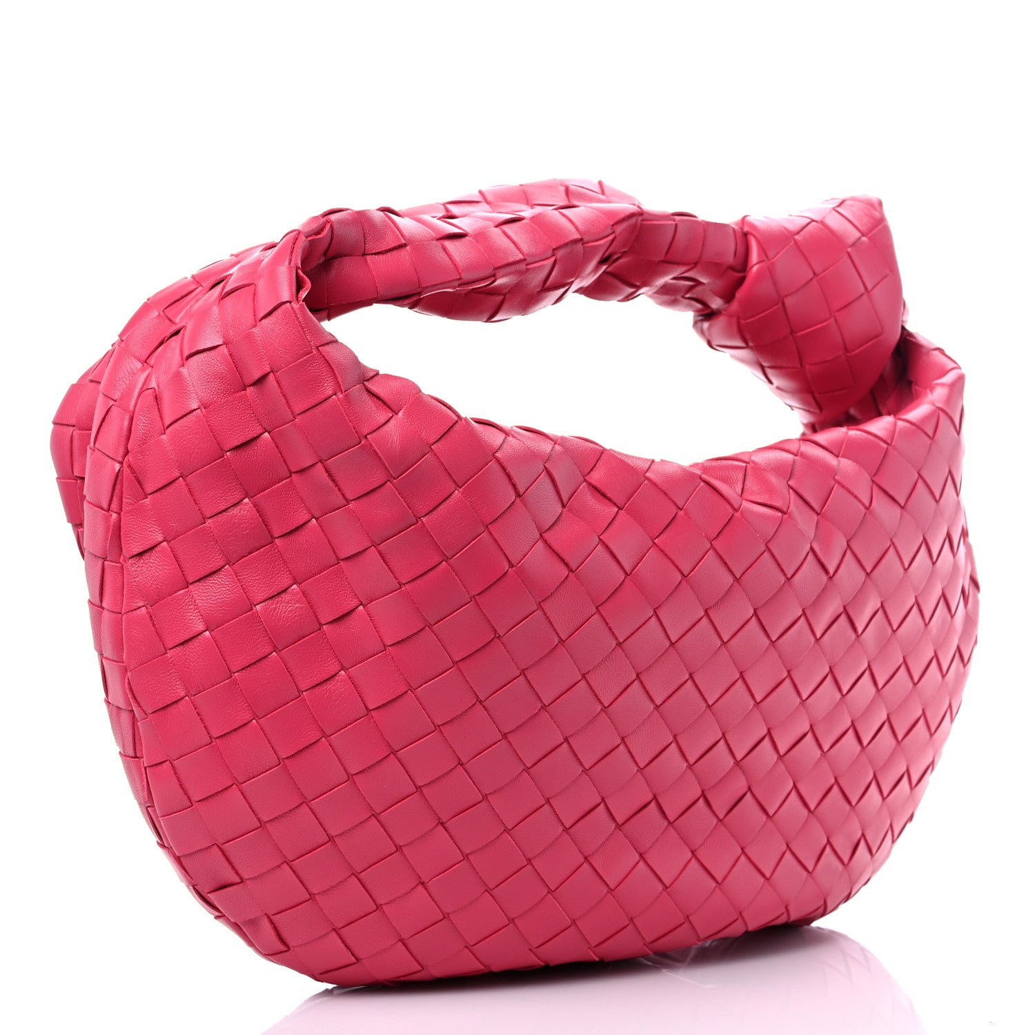 Bottega Veneta Nappa Intrecciato Teen Jodie Hobo Cranberry 2 of 9