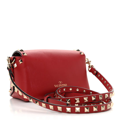 Valentino Garavani Vitello Mini Rockstud Crossbody Bag Rosso Valentino 3 of 8