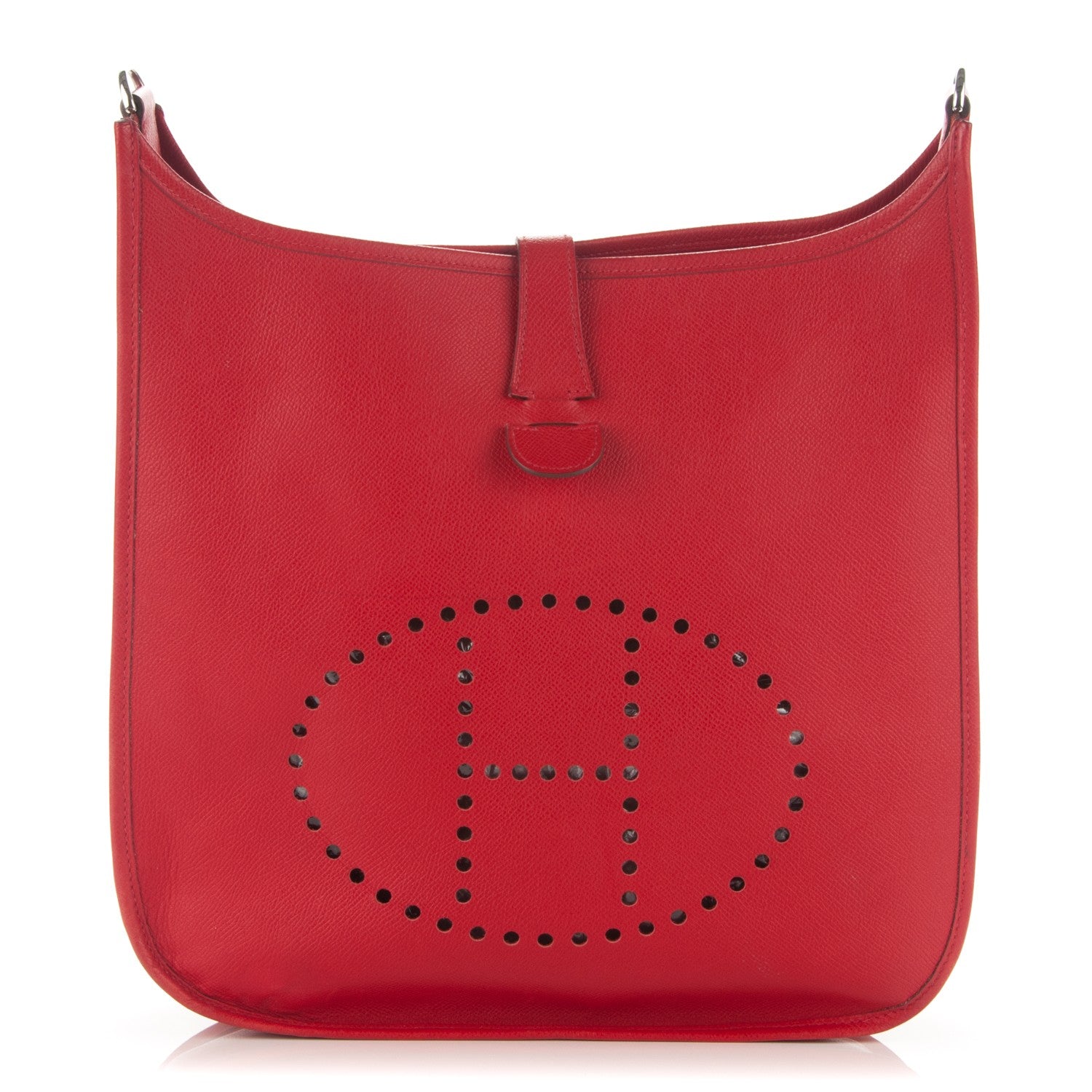 Hermes Epsom Evelyne III GM Rouge Casaque 1 of 14