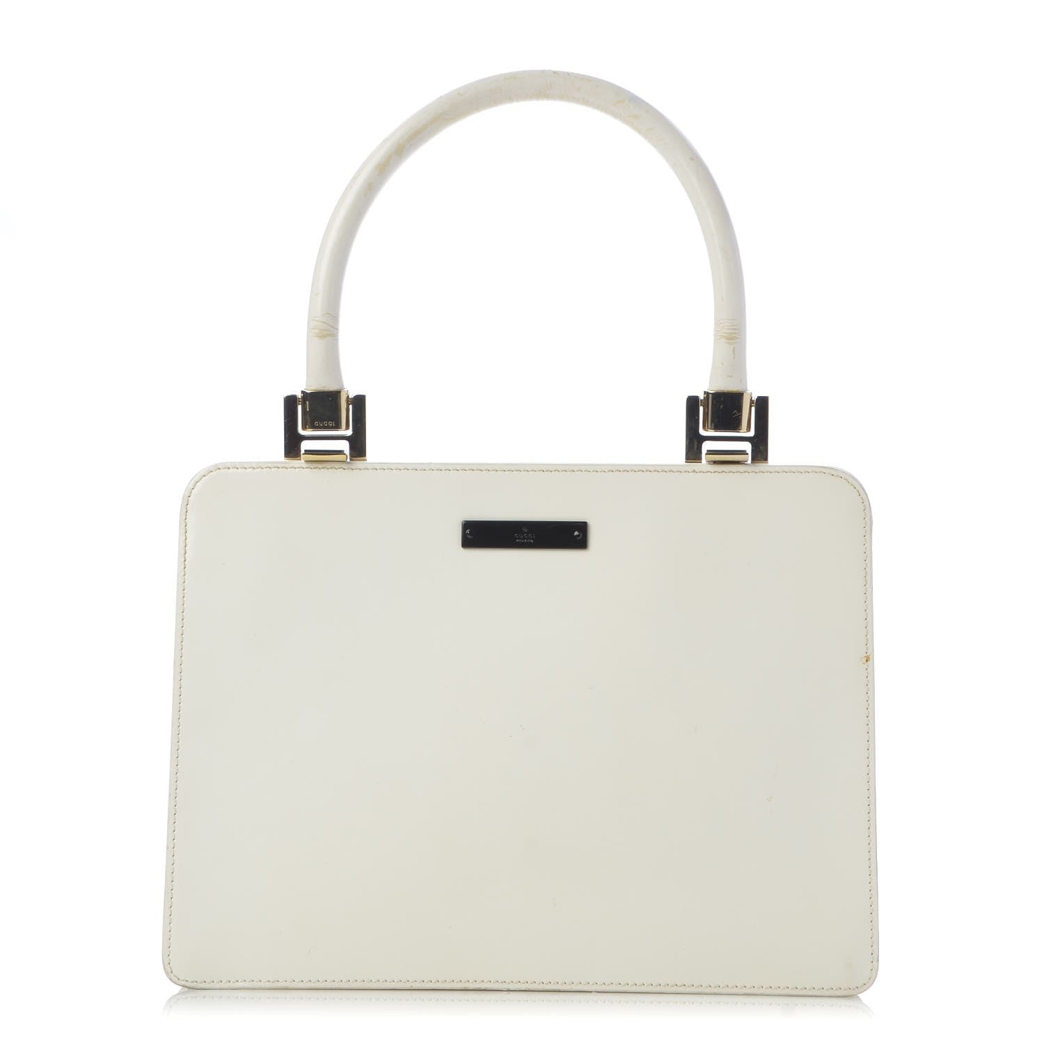 Gucci Calfskin Framed Evening Bag White 1 of 18