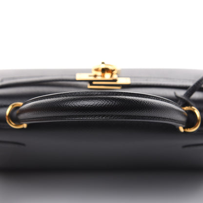 Hermes Epsom Kelly Sellier 25 Black 24 of 34