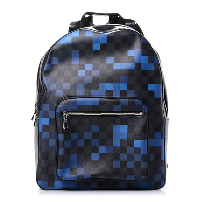 Louis Vuitton Damier Graphite Pixel Josh Backpack Blue 1 of 7