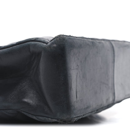 Chanel Lambskin Quilted Shopping Tote Black 9 of 10