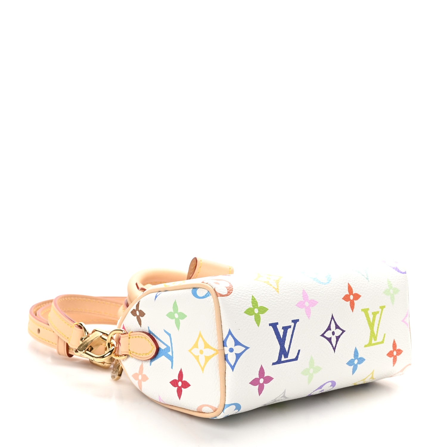 Louis Vuitton LV X TM Monogram Multicolor Nano Speedy White 4 of 9