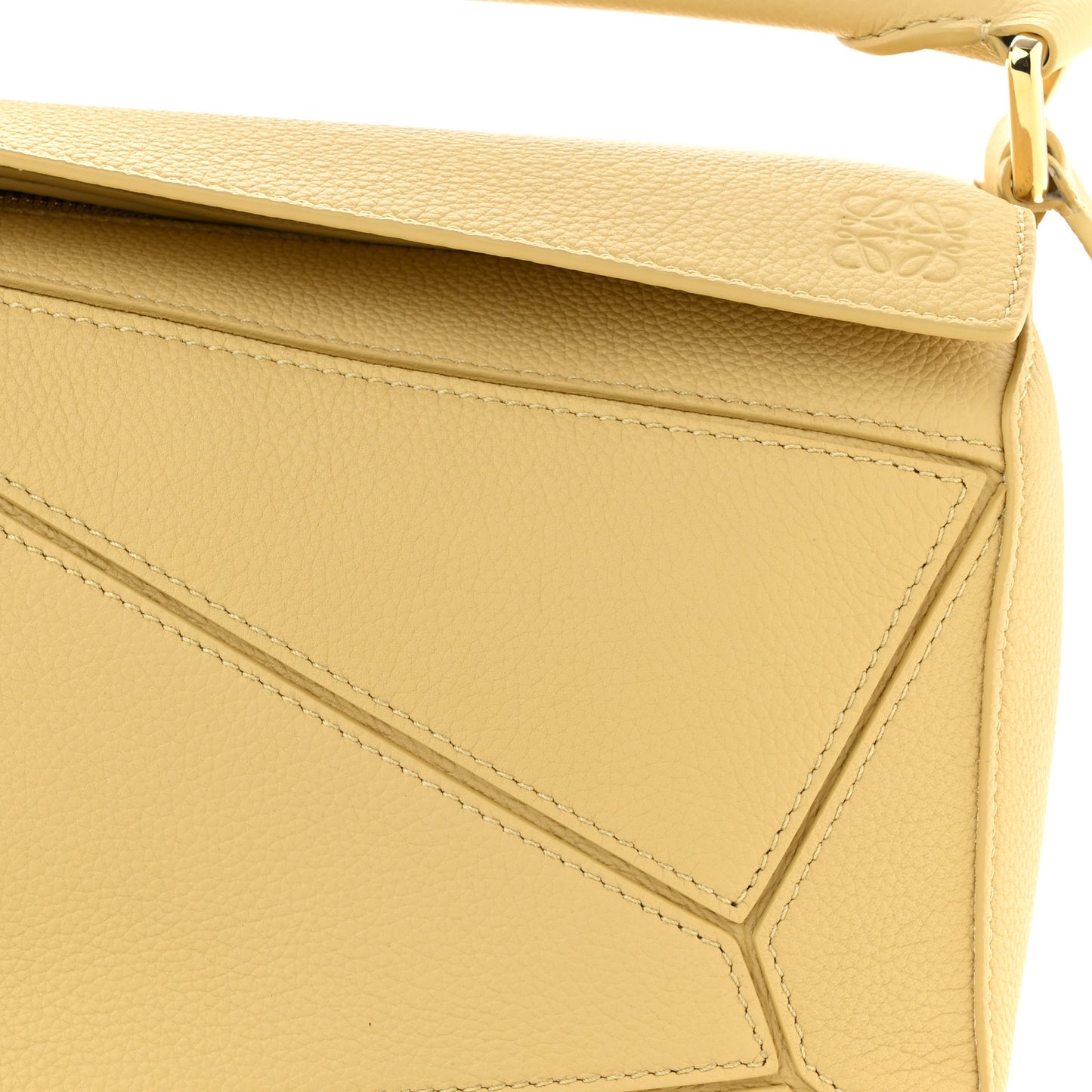 Calfskin Small Puzzle Bag Dark Butter