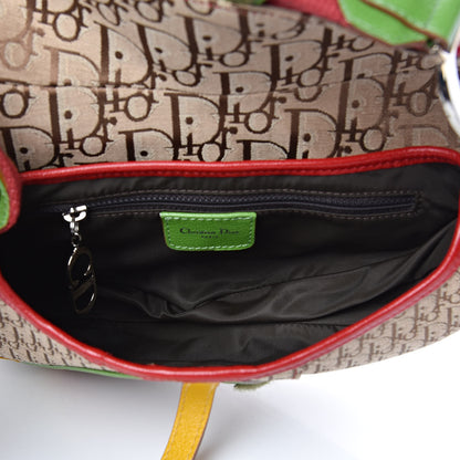 Christian Dior Monogram Rasta Saddle Bag Beige 5 of 9