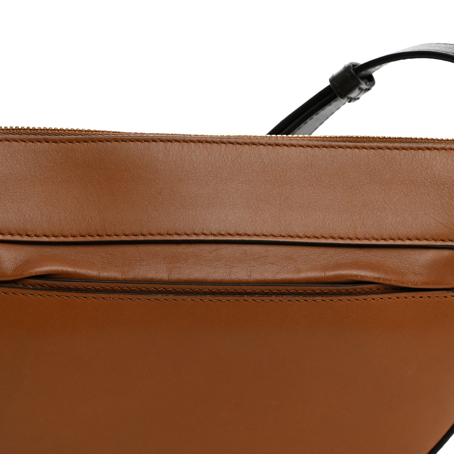 Calfskin Small Two-Tone Olympia Shoulder Bag Warm Tan