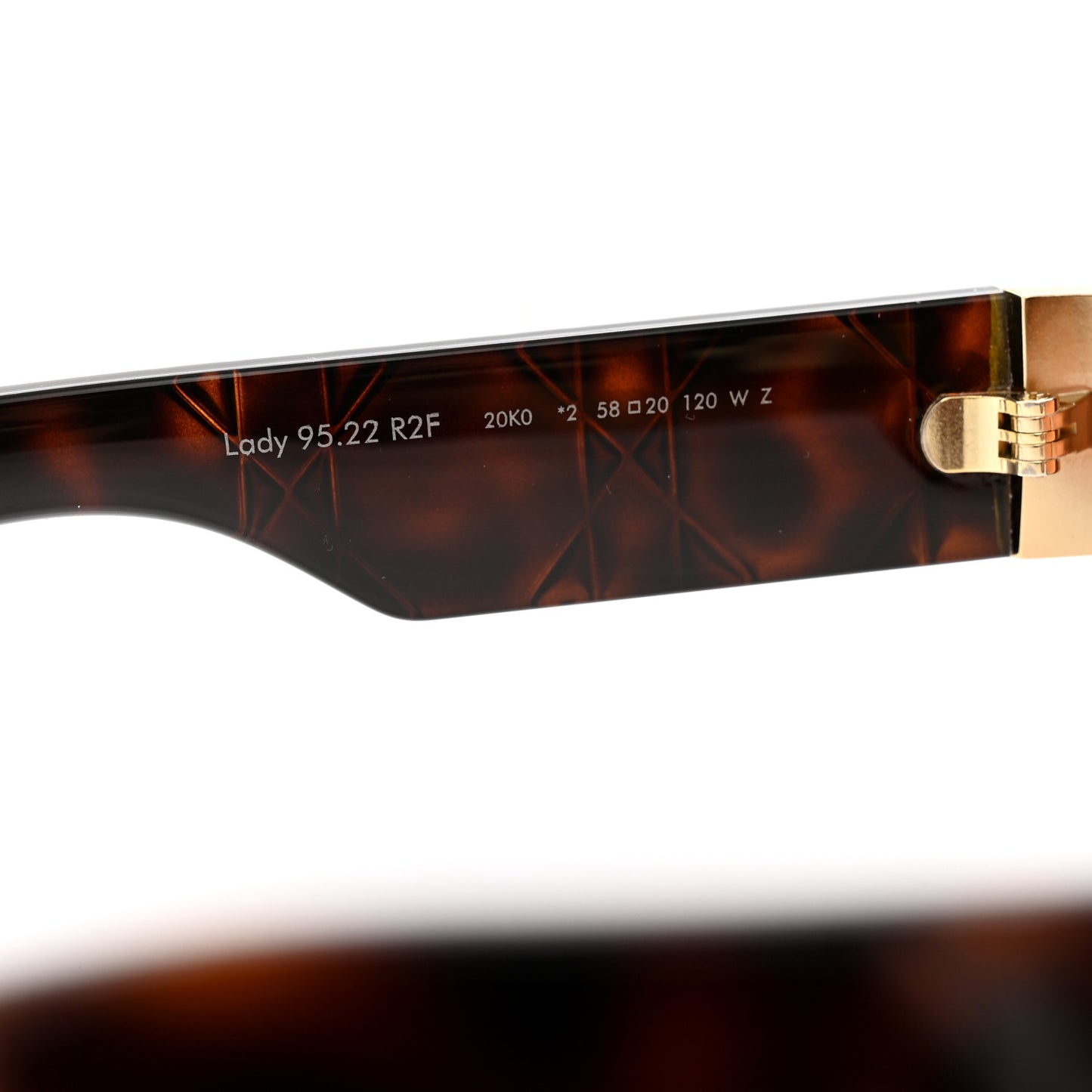 Acetate Cannage Lady 95.22 Sunglasses Havana