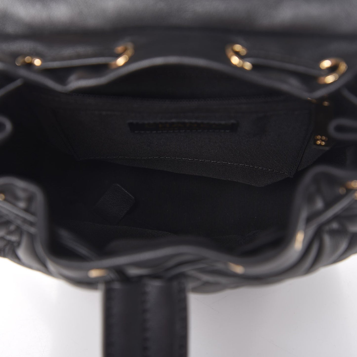 Calfskin Quilted Mini Urban Spirit Backpack Black