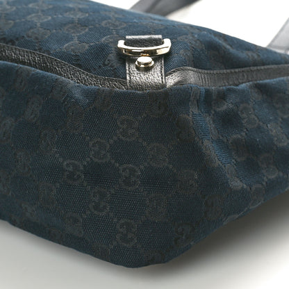 Gucci Monogram Large Abbey Tote Navy Black 10 of 10