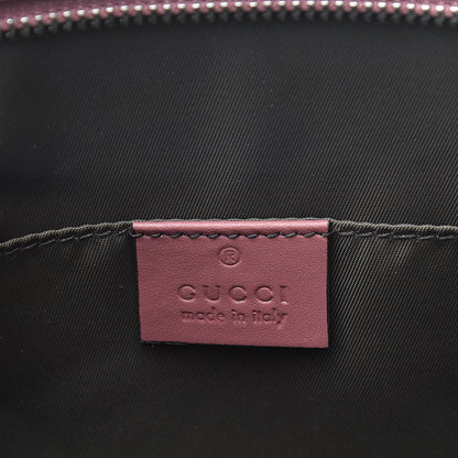 Gucci GG Supreme Monogram Blooms Large Cosmetic Case Beige Multicolor Dry Rose 6 of 8