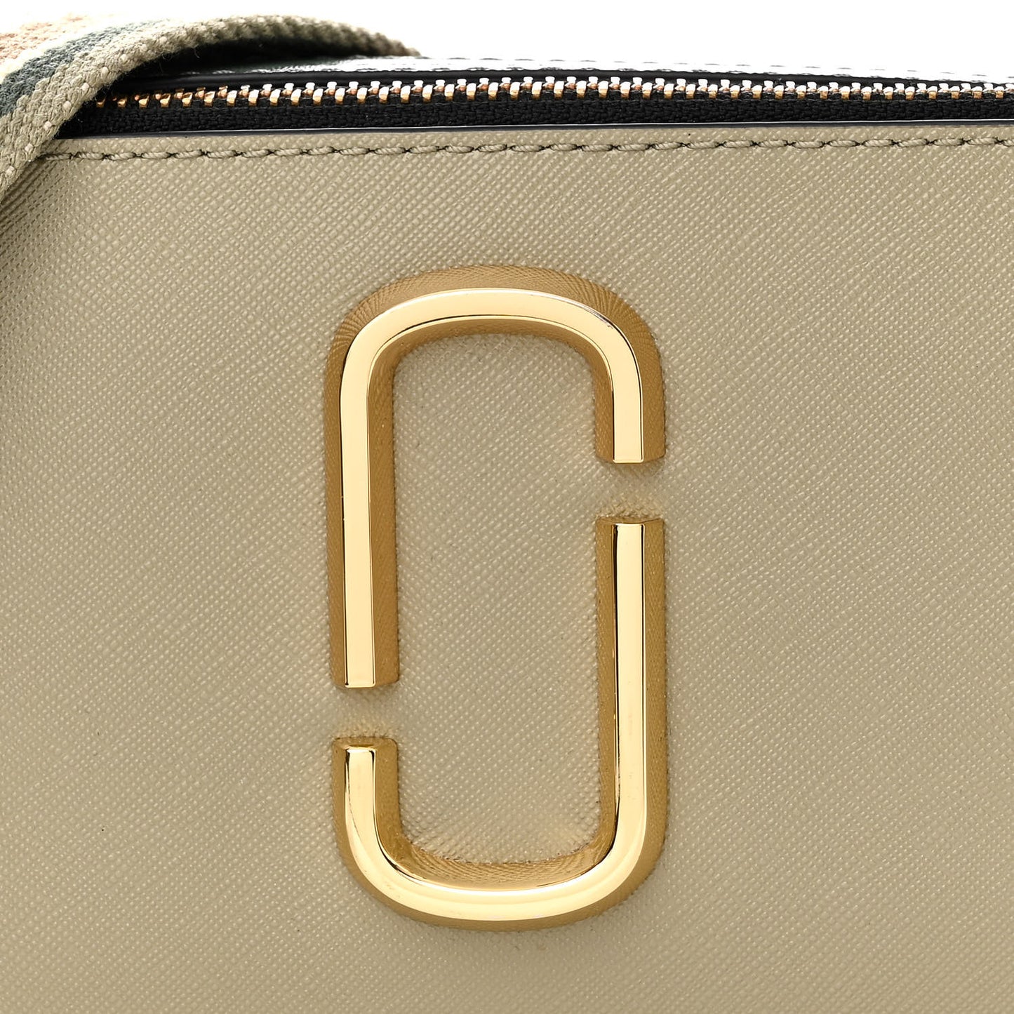 Saffiano Small Snapshot Camera Bag Silver Sage Multi