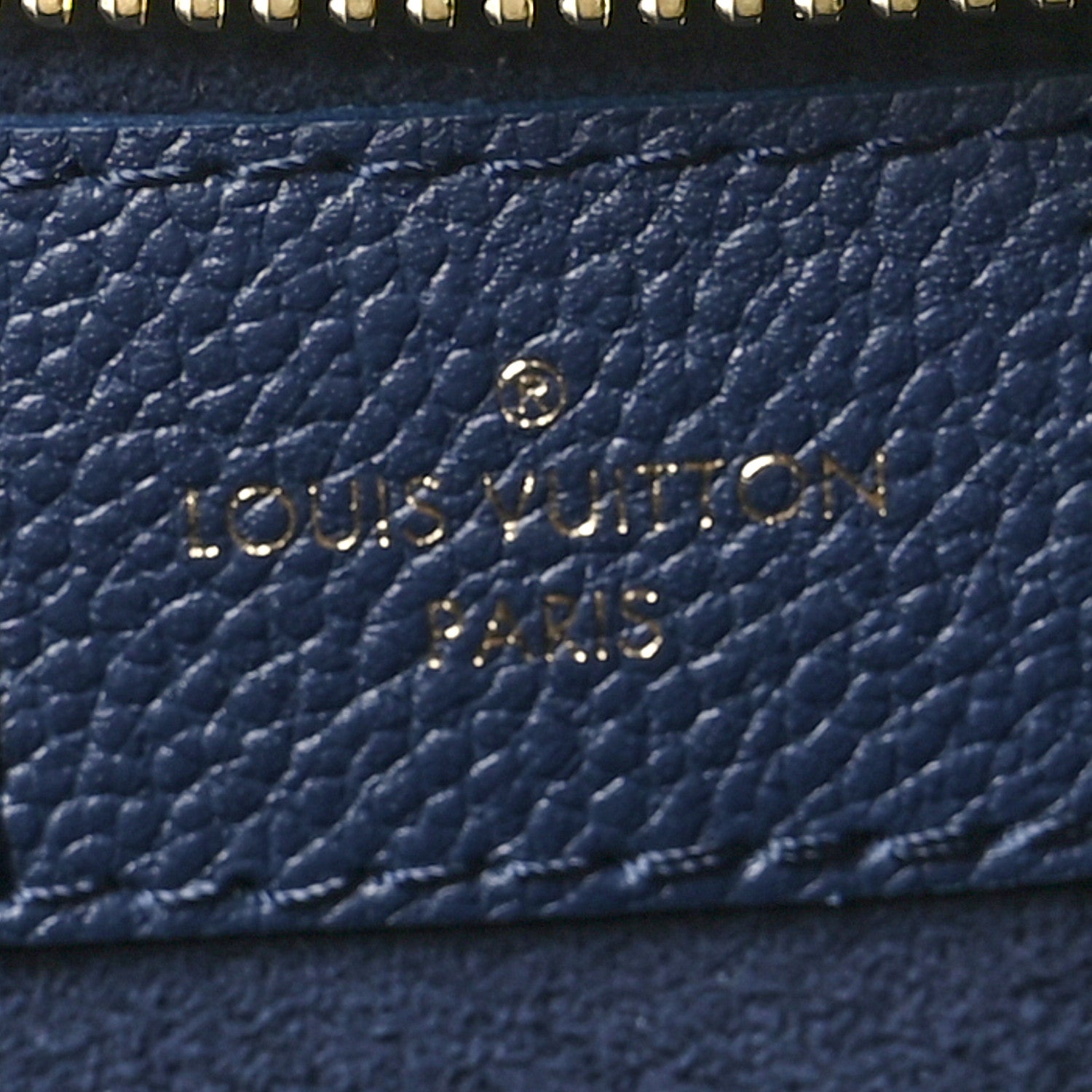 Louis Vuitton Empreinte Monogram Giant CarryAll MM Navy 7 of 10