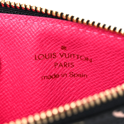 Louis Vuitton Monogram Multicolor Key Pouch Black Grenade 6 of 6