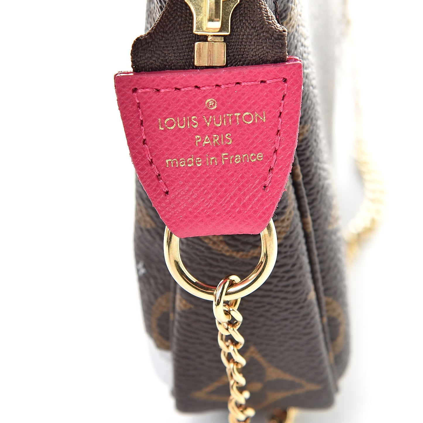 Monogram 2019 Christmas Animation Mini Courchevel Pochette Accessories Fuchsia