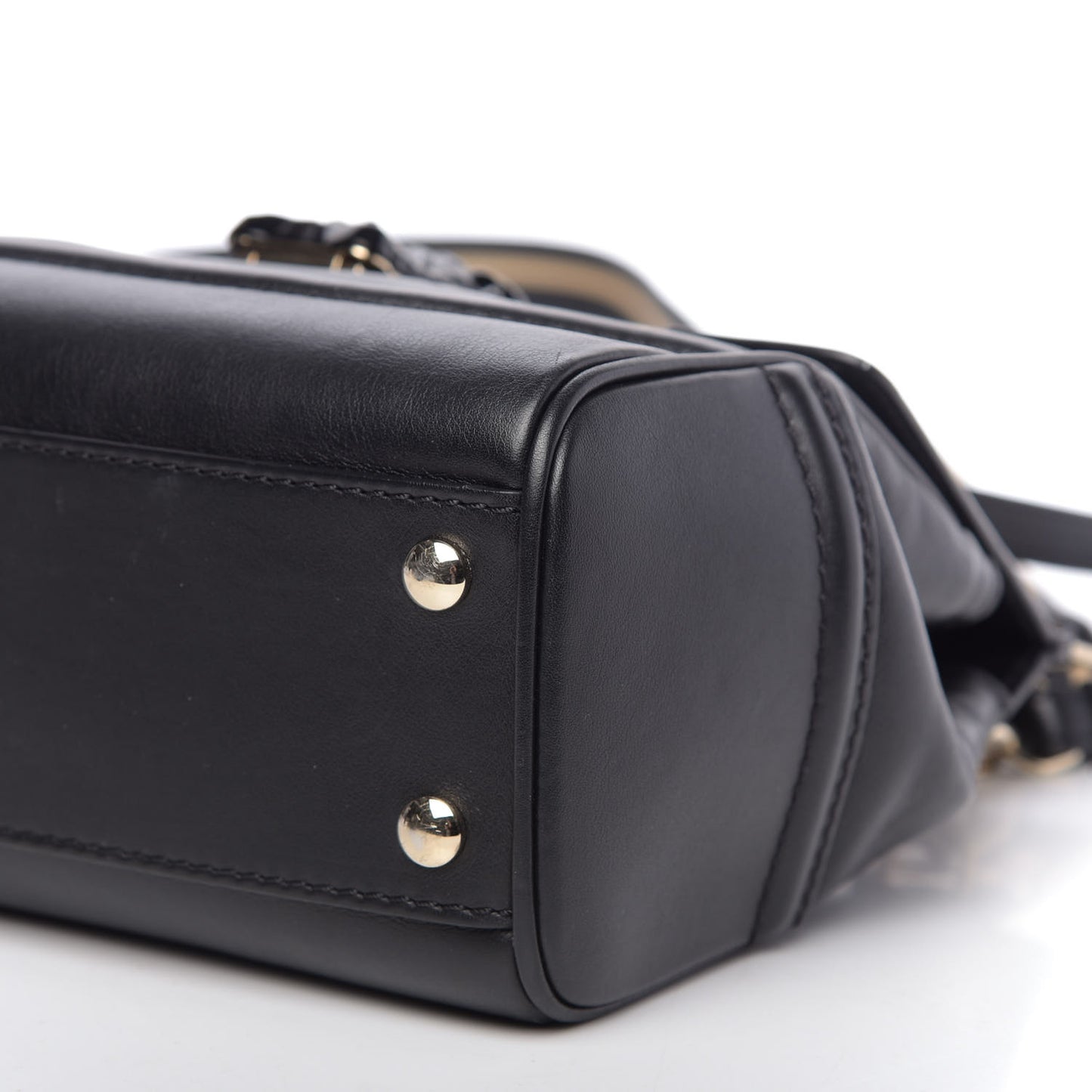 Calfskin Medium Palazzo Empire Bag Black