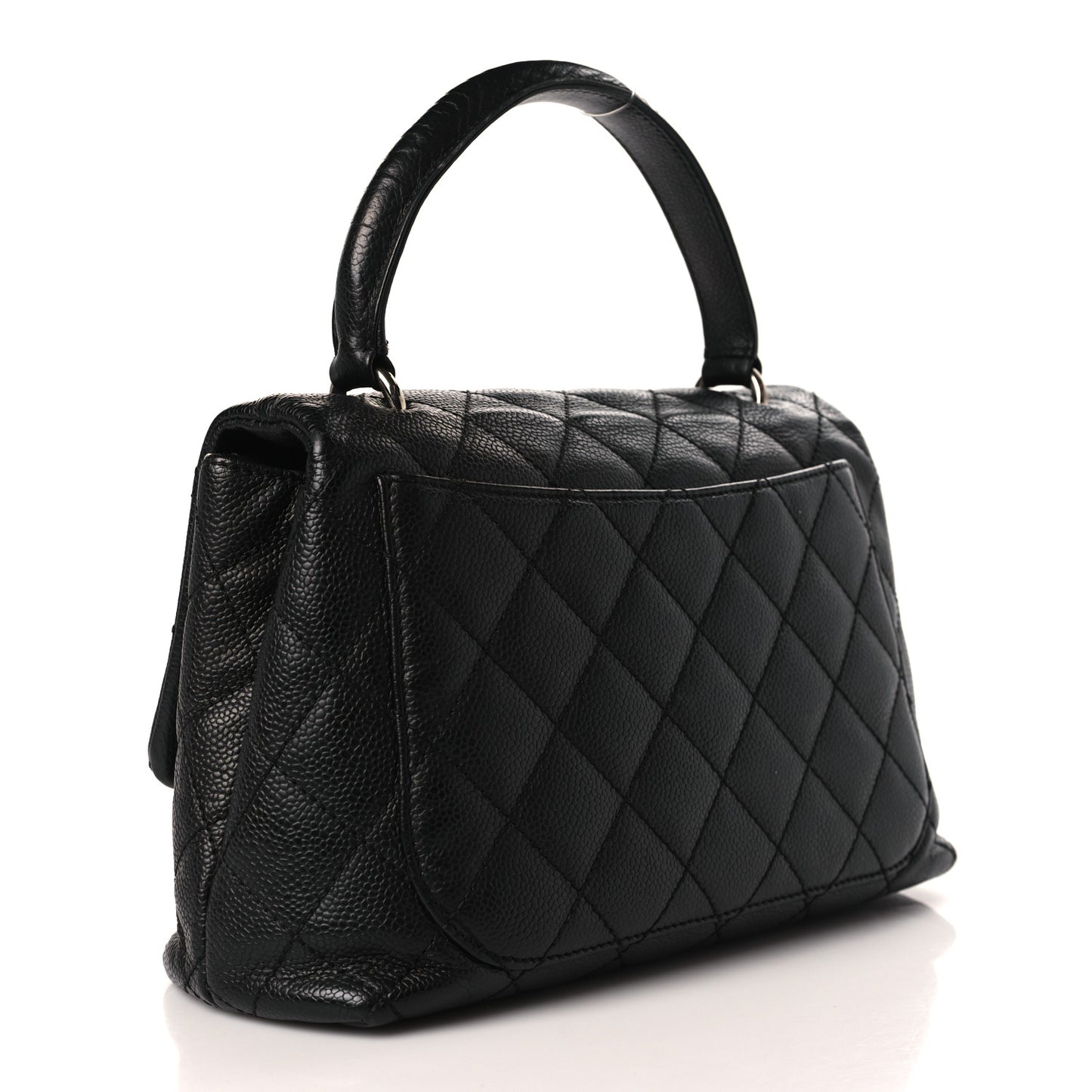 Caviar Kelly Flap Bag Black